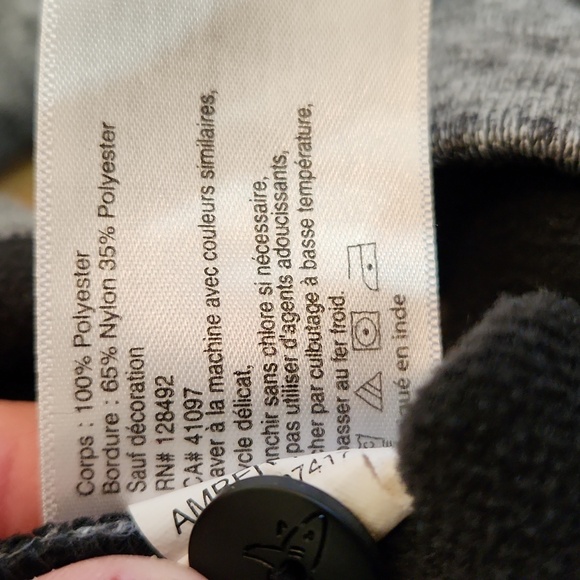 Greg Norman Collection Light Gray Heathered Stand-Up Collar Pullover - Picture 5 of 5